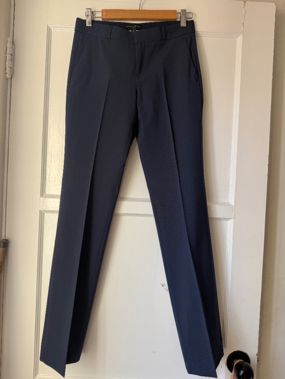 Banana Republic Logan Wool Trousers Navy Women's Size 0
